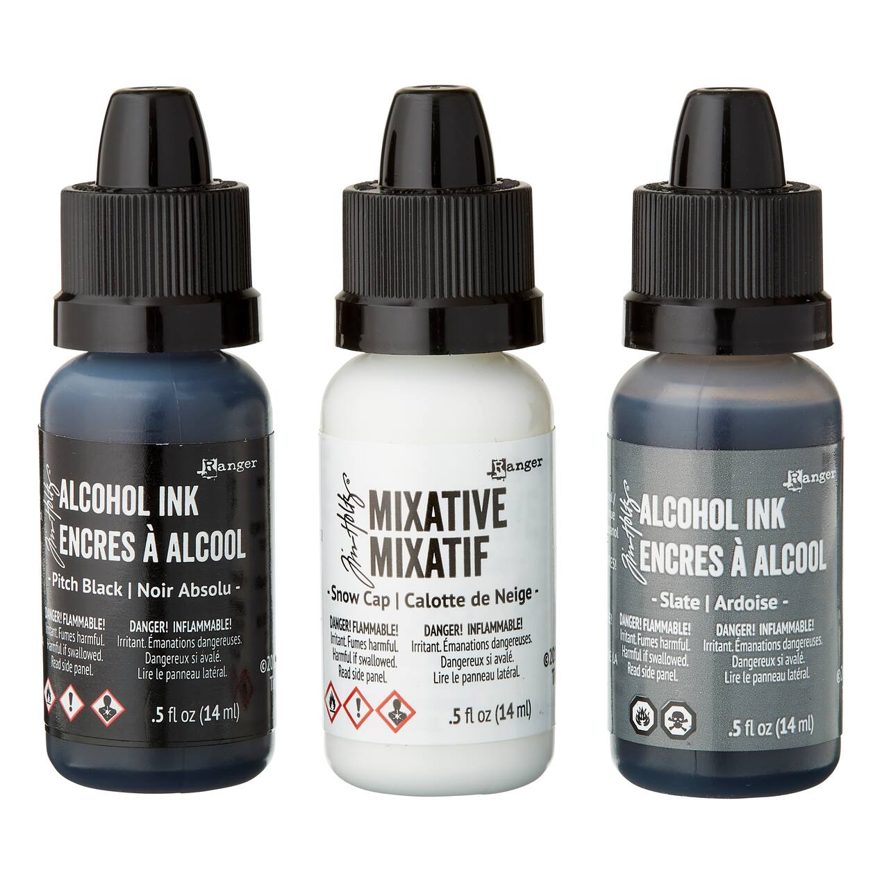 Tim Holtz® Granite 3 Colour Alcohol Ink Set